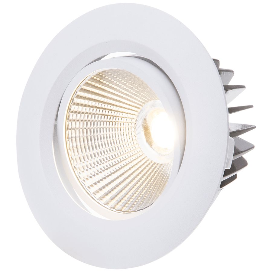 spot encastré à LED AXO Ø80 DALI blanc 2700K 830lm 38°