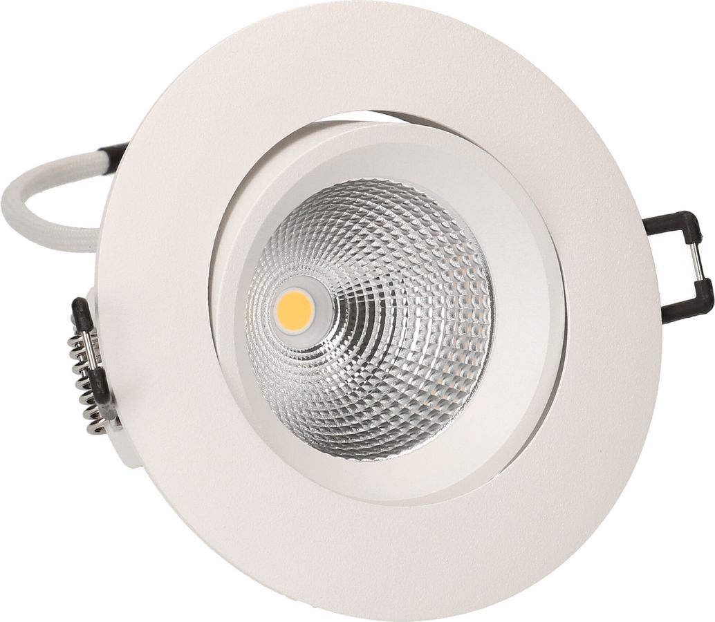 spot encastré à LED elegance blanc 3000K 900lm 38°