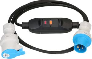 rallonge CEE +FI interrupteur intermédiaire de protection 3m IP44
