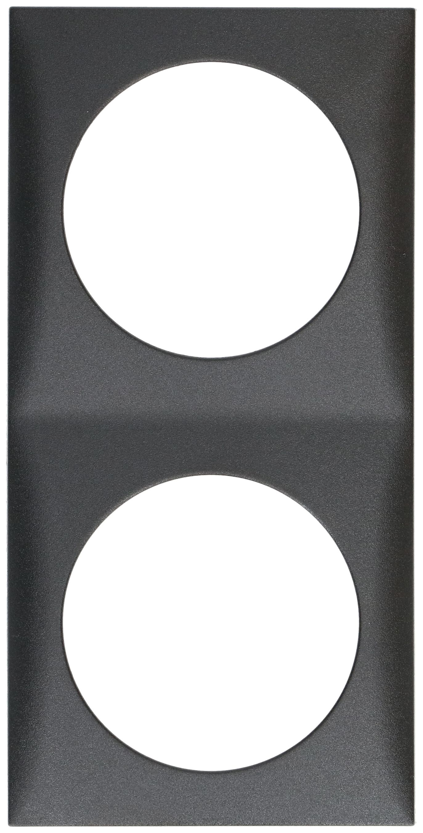 Abdeckrahmen Gr.2x1 UP Integro anthrazit
