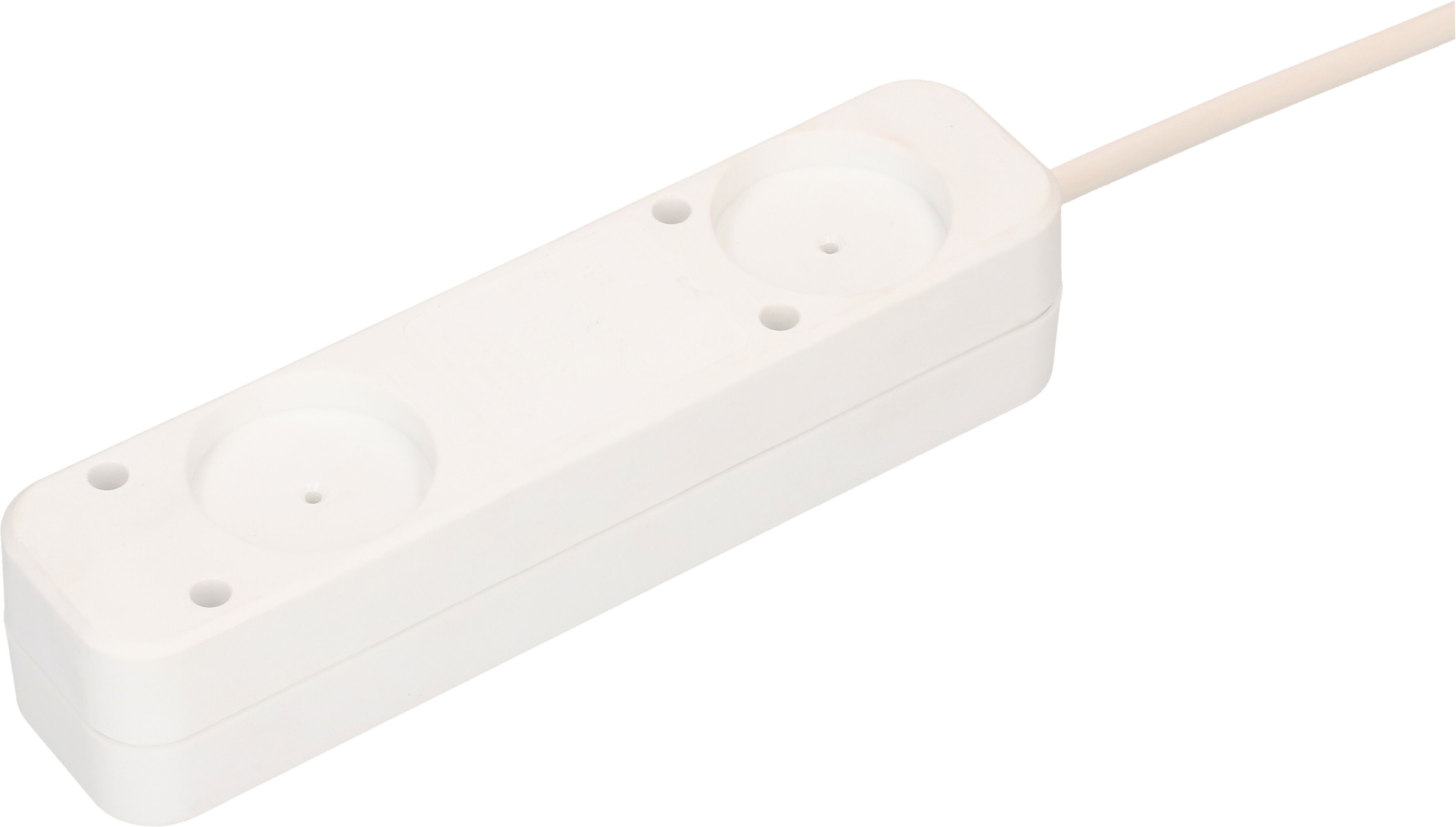 multiprise Swiss Line 5x type 13 blanc 5m