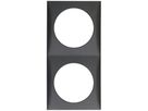 Abdeckrahmen Gr.2x1 UP Integro anthrazit
