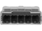 borne de dérivation sans vis 0.5-2.5mm2 5 pôles