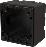 boîtier ta.1x1 AP exo IP55 noir