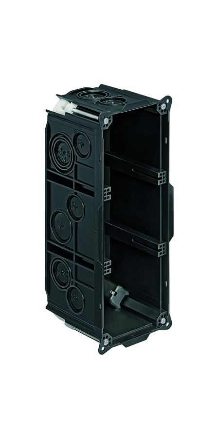 boîte pour mur creux ta.3x1 Ideal Box noir