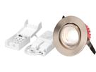 LED-Einbauspot SOLVO Ø80 DALI Nickel gebürstet 3000K 750lm 38°