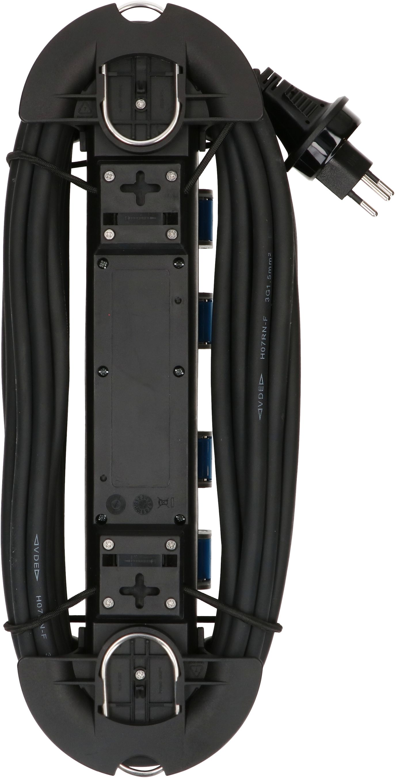multiprise Construct Line 4x type 13 IP55 noir/bleu 10m