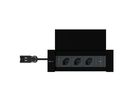 NEXO presa multipla nero 3x tipo 13 1x USB-C/C