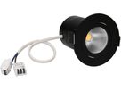 spot encastré à LED DISC 230 Ø68 noir 3000K 650lm 36°