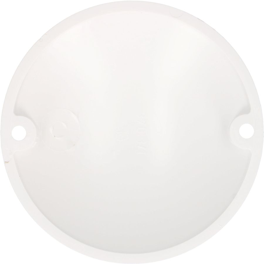 rosette de plafond rond dôme 2 trous de fixation blanc TH