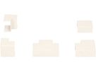 Connessione canalina 16x10mm bianco assortito 5 pz.