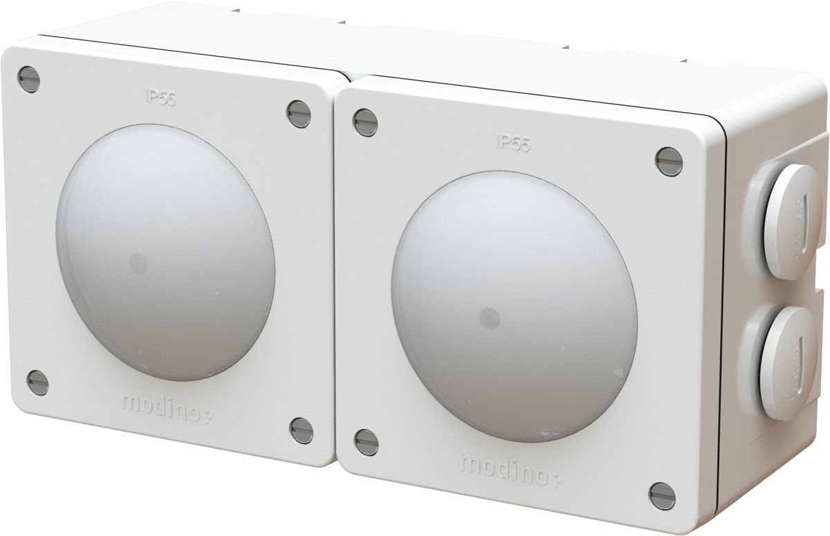 combinaison interrupteur s3 ill. / s3 ill. ta.2x1 AP exo IP55 bc