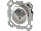 prise 1x type 23 insert avec plaque frontale exo IP55 blanc