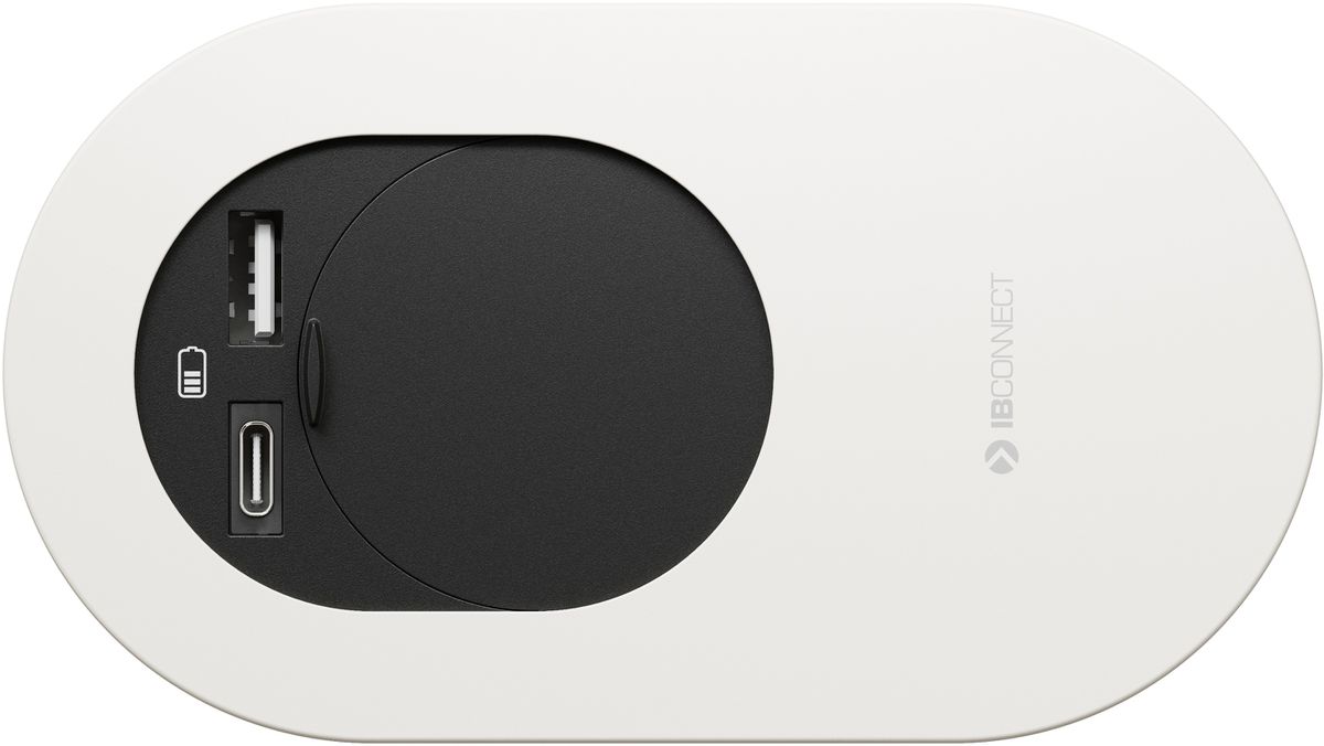 ORBIT bloc multiprise blanc 1x type 13 1x USB-A/C