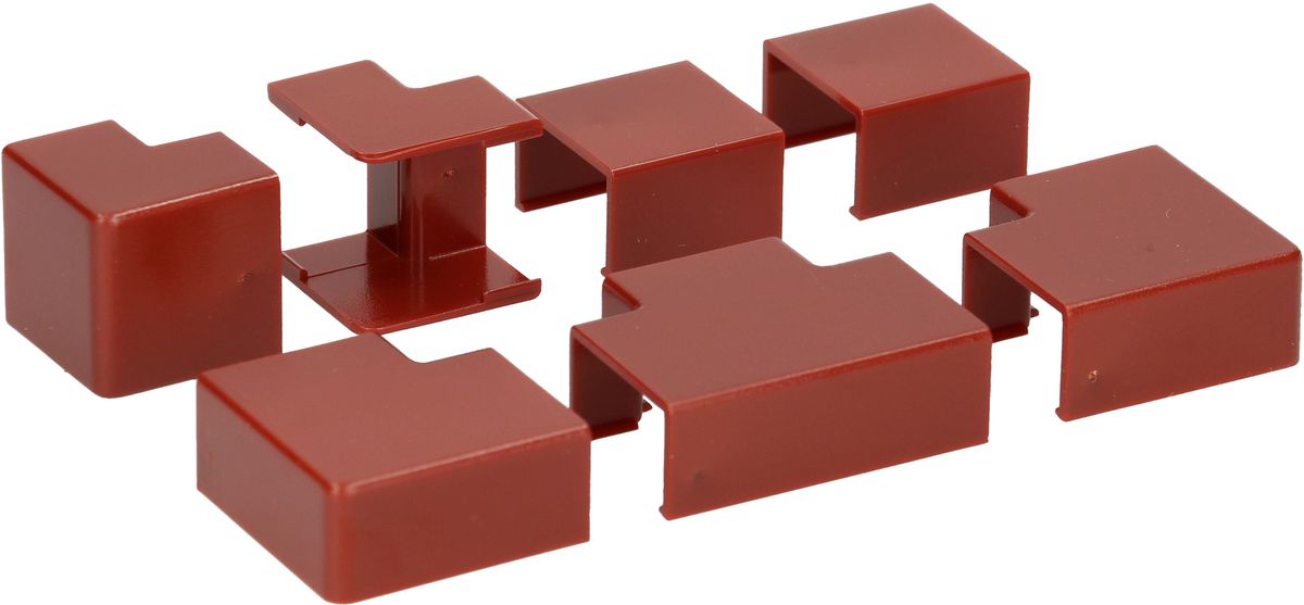 Kabelkanal Verbindungen 16x10mm Sapelly assortiert 7-teilig