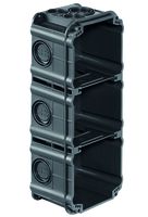 boîte d'encastrement ta.3x1 Basic gris foncé