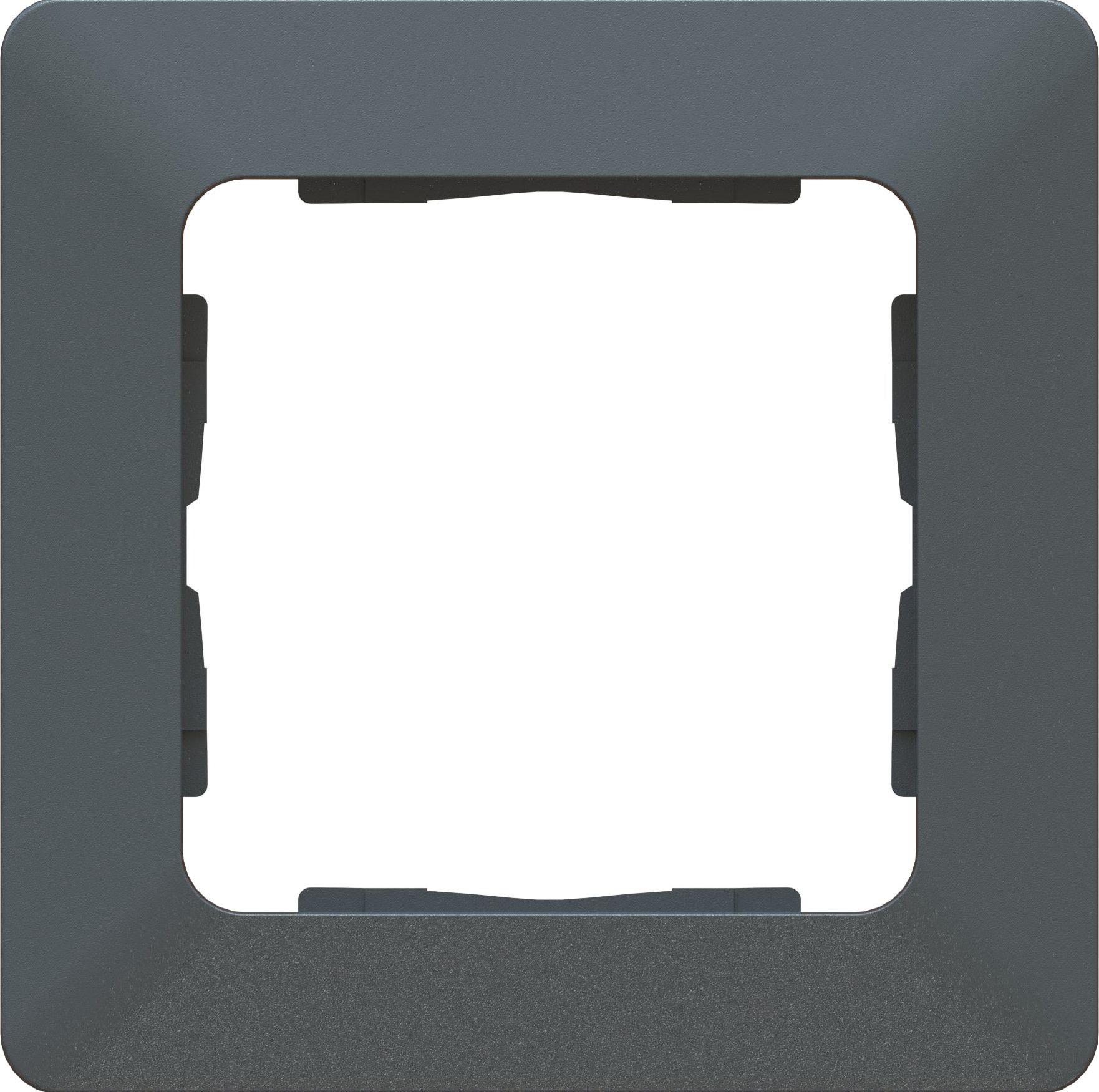 Abdeckrahmen Gr.1x1 UP inkl. Designprofil priamos anthrazit