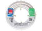 câble TD H05VV-F3G1.0 10m blanc