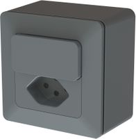 Kleinkombi Drucktaster A/R / Typ 13 AP priamos anthrazit