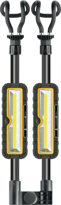 projecteur de travail rechargeable LED 2x 5W pliable noir/jaune