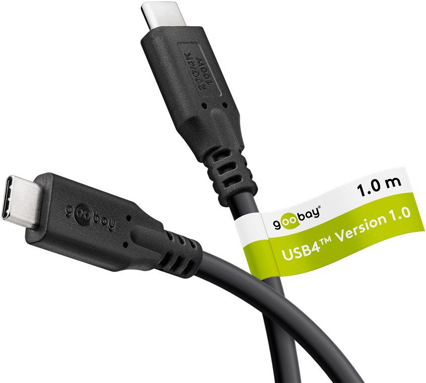 câble de recharge USB-C 100W 1m noir