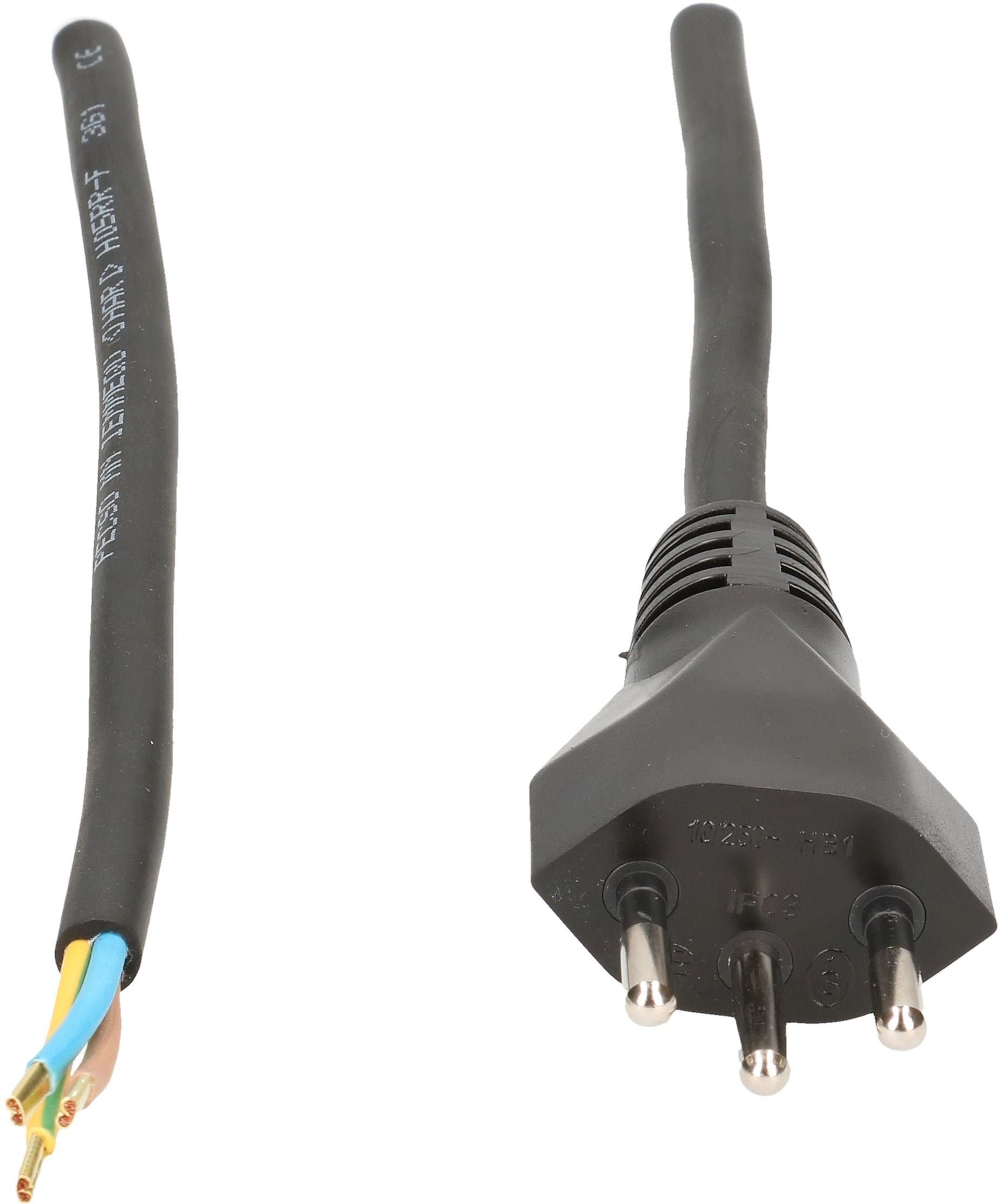 GD câble secteur H05RR-F3G1.0 5m noir type 12