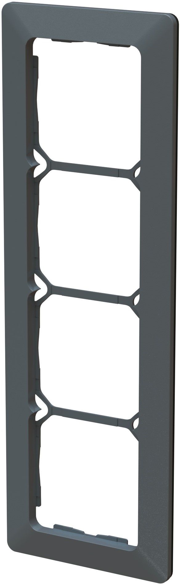 Abdeckrahmen Gr.4x1 UP inkl. Designprofil priamos anthrazit