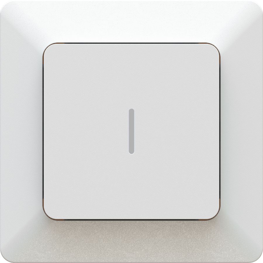 interrupteur à poussoir schéma 6 illuminé ENC priamos blanc