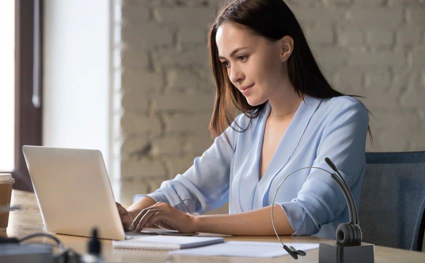 Mono Bluetooth Headset mit Ladestation