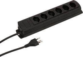 multiprise Prime Line 6x type 13 noir aimant 3m