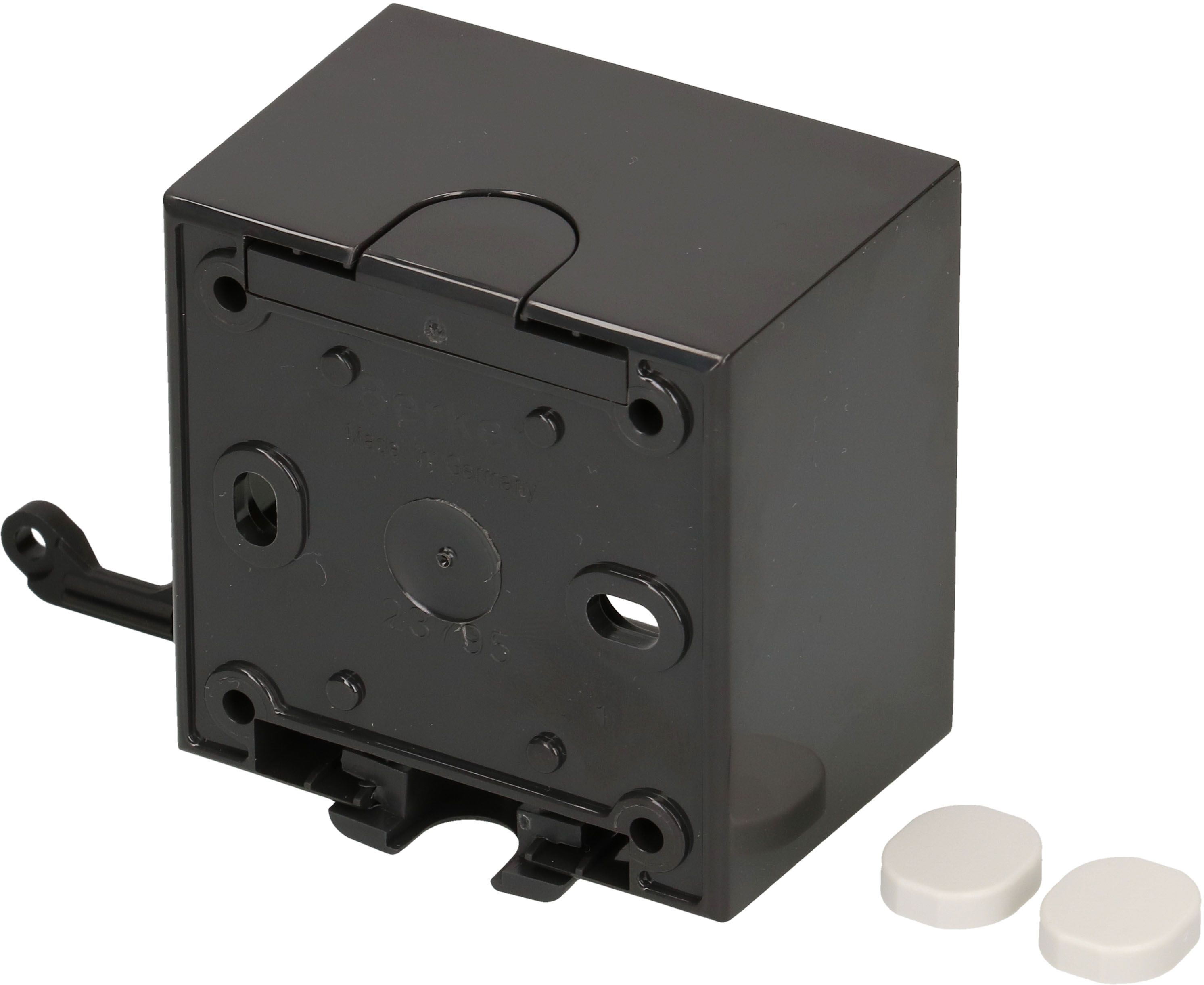 boîtier ta.1x1 haut AP Integro anthracite