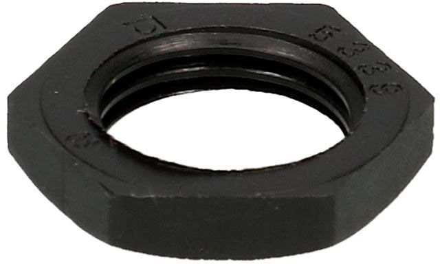 6kant-Mutter PA schwarz M10x1 SW14x3