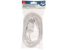 TD-Verlängerung H05VV-F3G1 3m weiss mit Betriebsanzeige