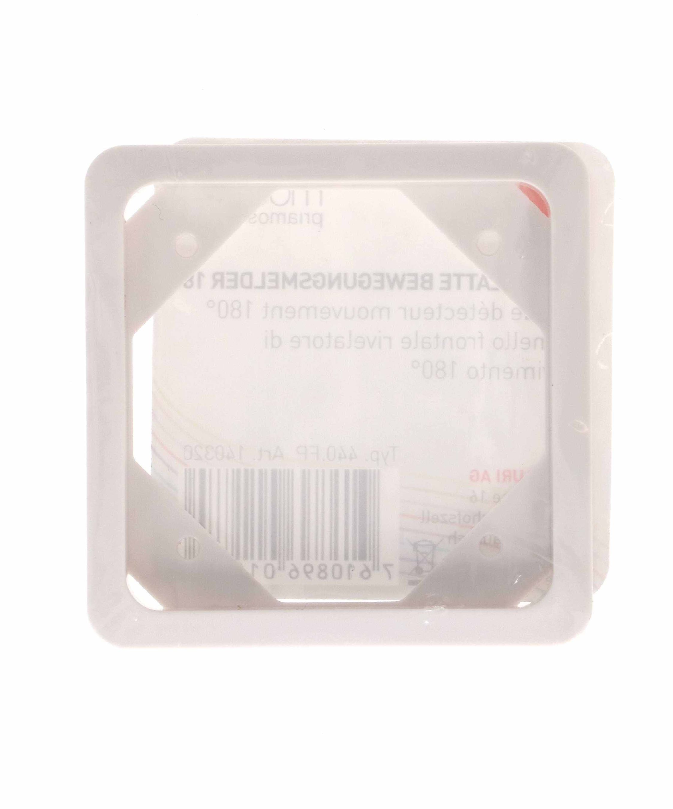 détecteur de mouvement 180° H-0-A plaque frontale priamos blanc