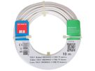 câble TDLF H03VVH2-F2X0.75 10m blanc