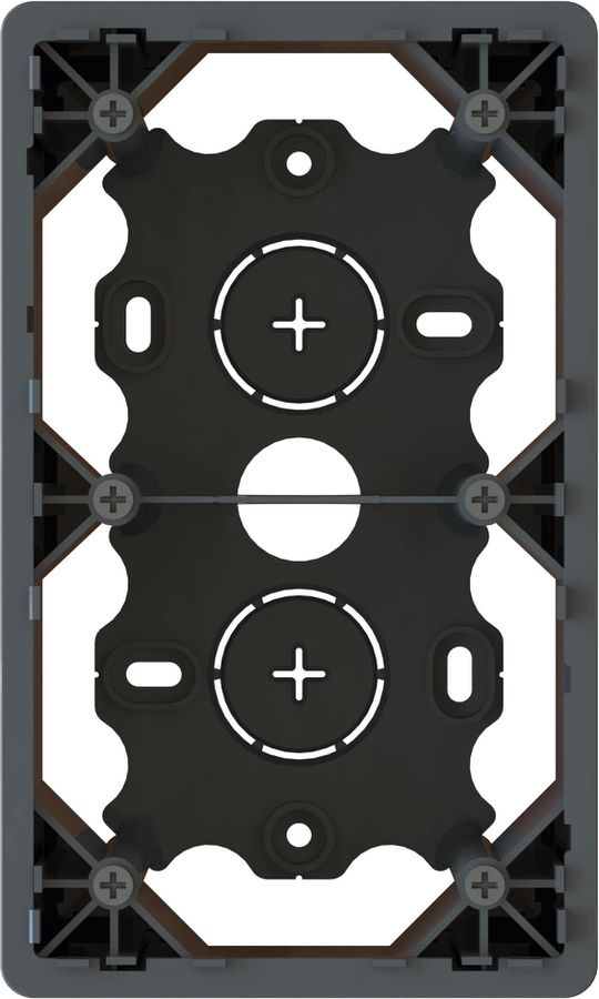 boîtier ta.2x1 AP priamos anthracite