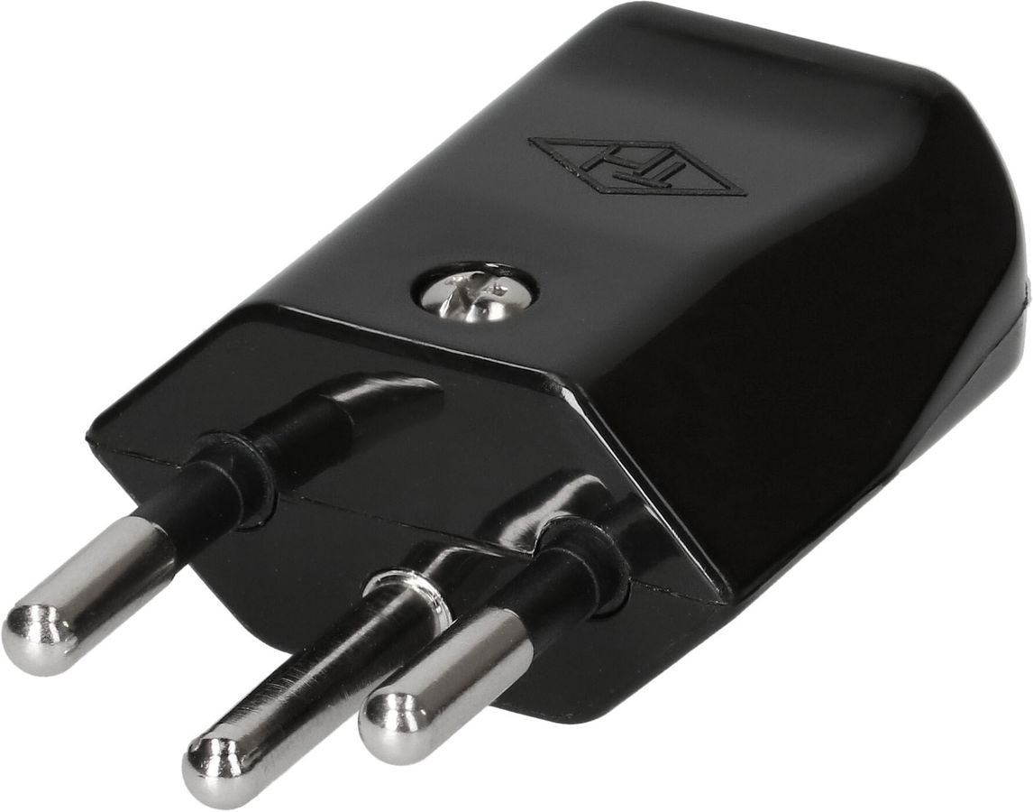 fiche TH type 12 3 pôles noir pour diamètre du câble 5.0-8.5mm