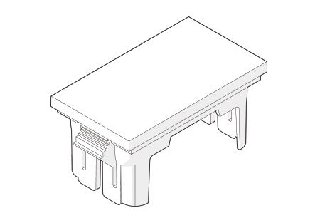 LIBERTY Blinddeckel QF05 schwarz