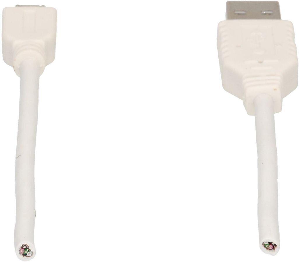 câble de recharge USB-A vers Micro-USB-B 2m blanc