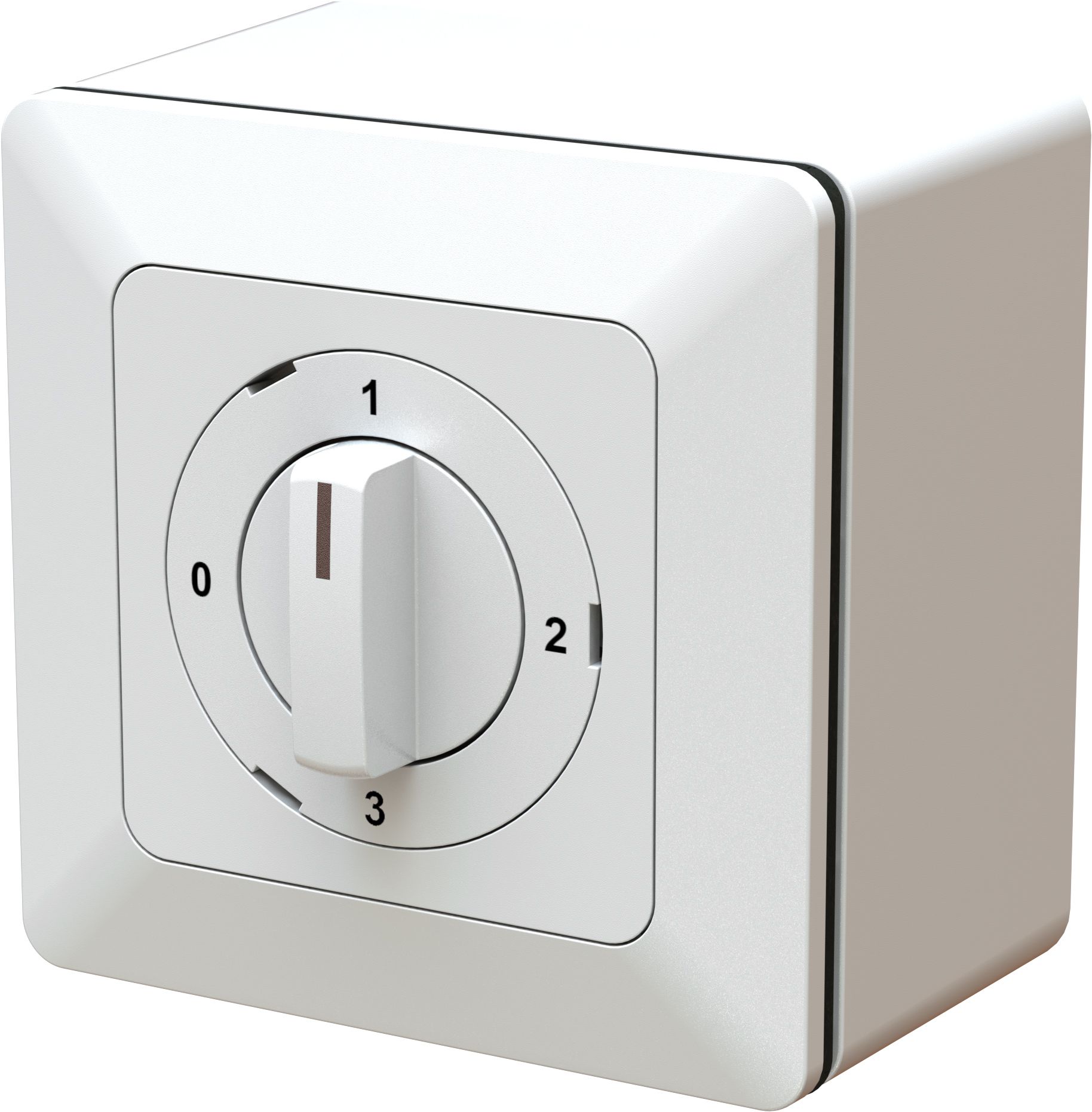 interrupteur rotatif schéma 5/1L 0-1-2-3 AP priamos blanc