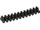 barrete de bornes EKL 1 S 1.5-6mm2 12 pôles noir