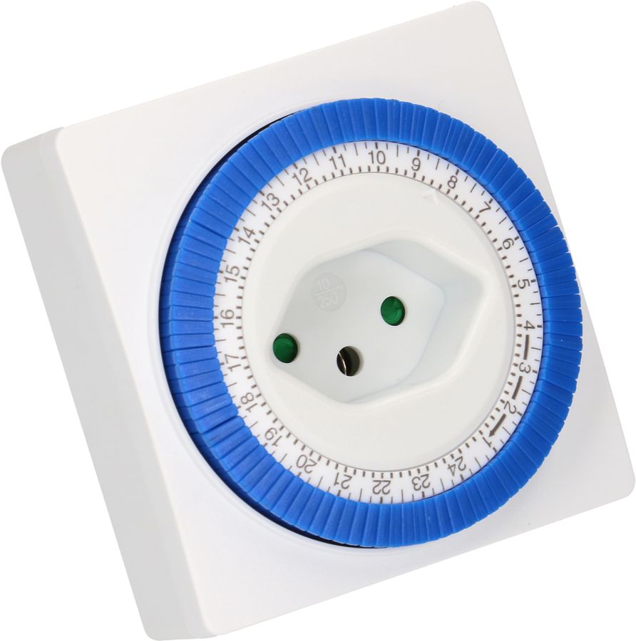 programmateur horaire 24h analogique interrupteur au centre