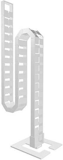 garniture serpentine de câble 4 Qube 1.27m blanc RAL9003 aimant