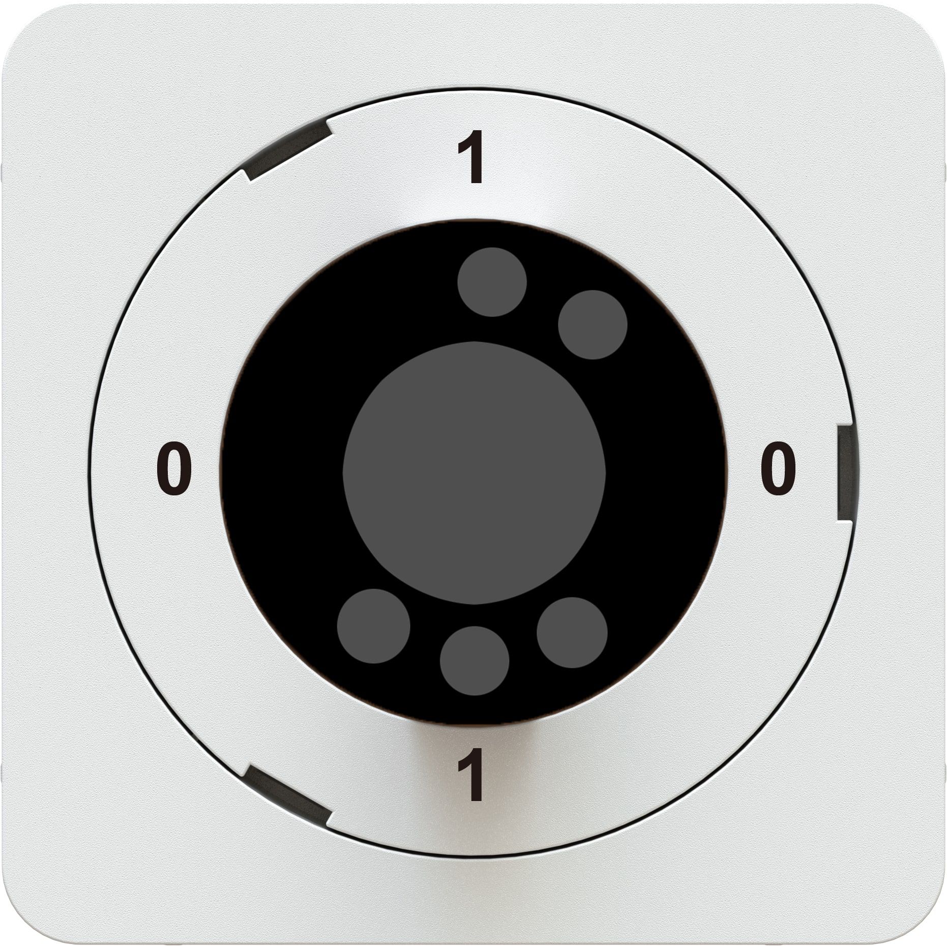 interrupteur à clé sans cyl. s0/3L 0-1-0-1 in. +pl.fr. priamos bc