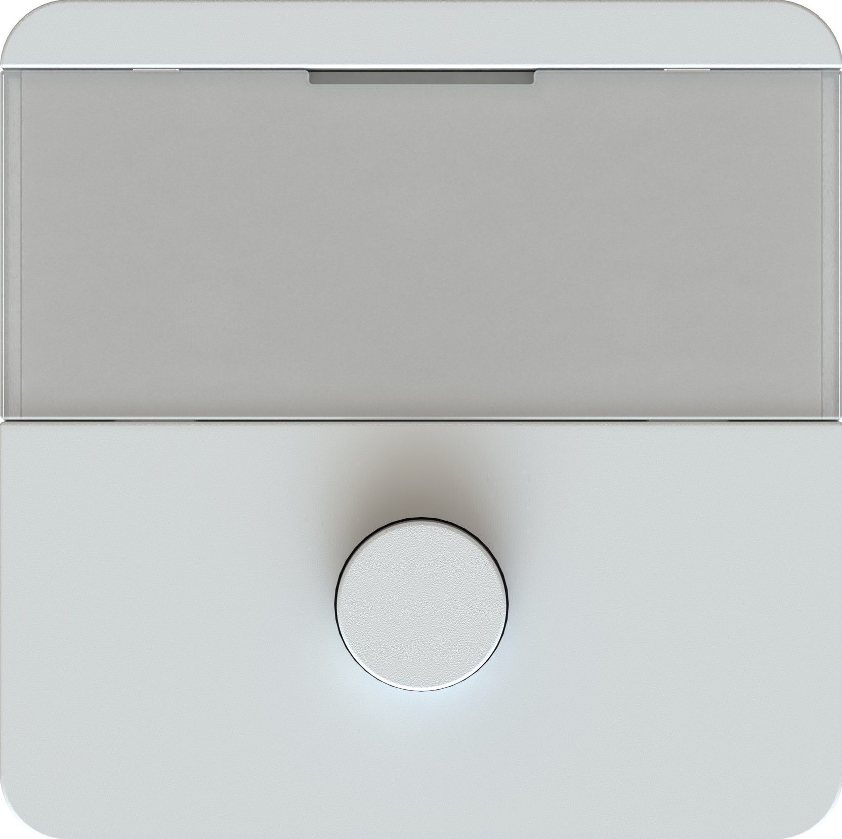 bouton-poussoir carillon + porte-nom insert +pl.fr. priamos blanc