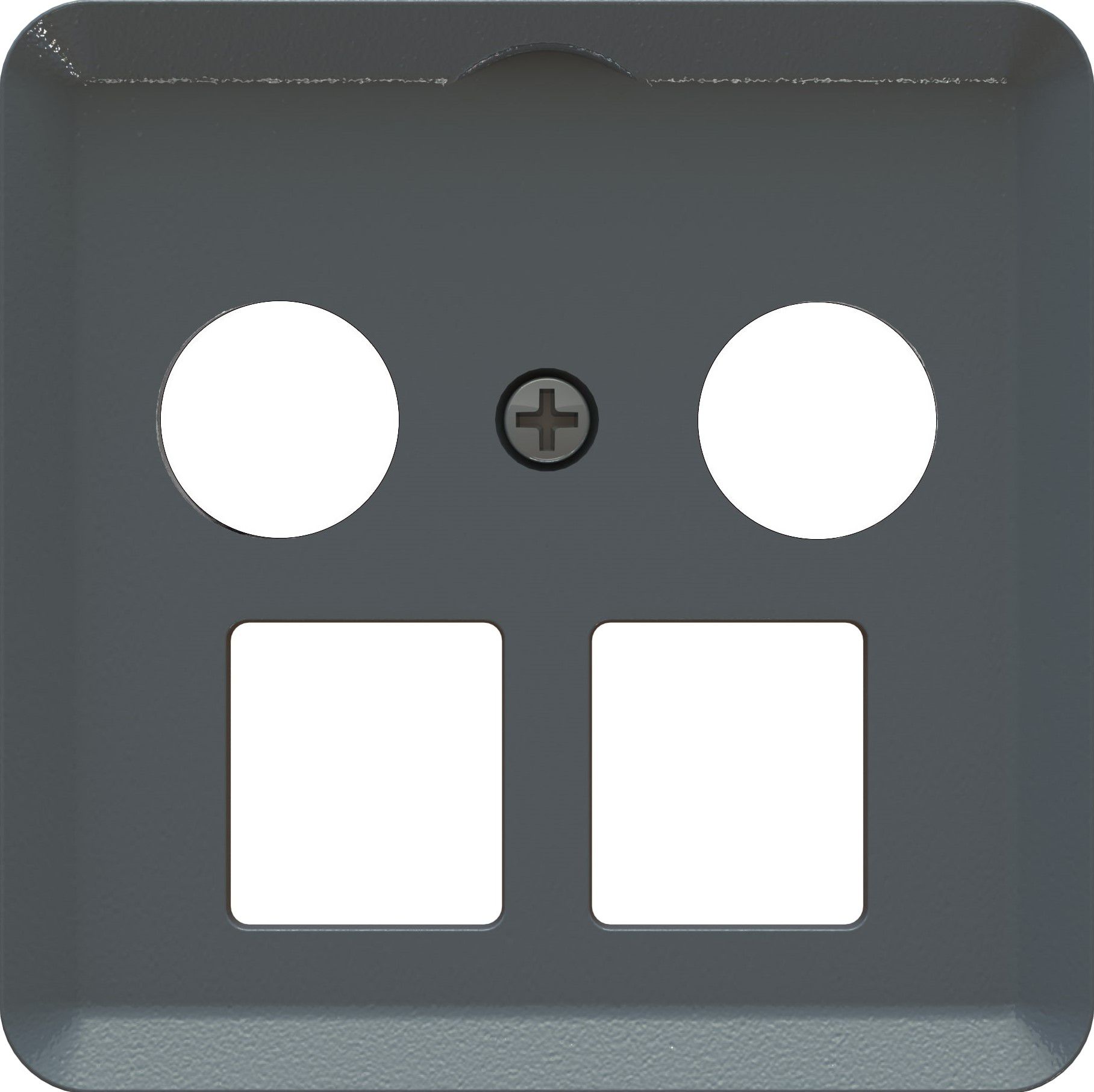 multimédia radio/TV/réseau plaque frontale priamos anthracite