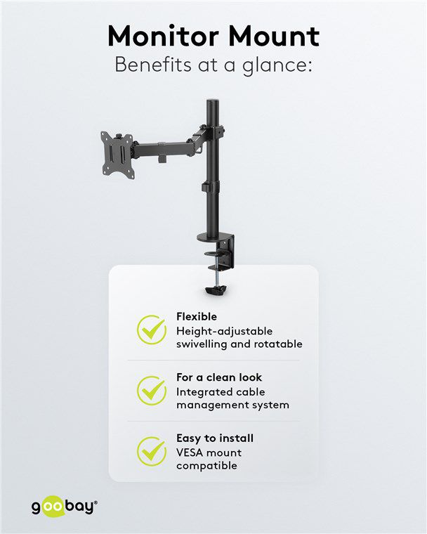 Monitorhalterung Single Flex