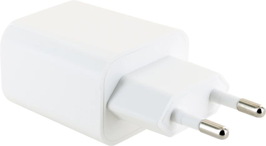 adaptateur de charge rapide USB 1x USB-A QC 18W blanc