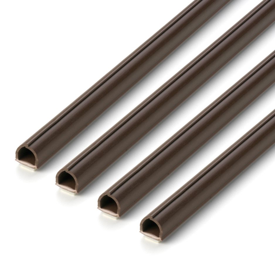 Kabelkanal Cablefix 7mm braun selbstklebend 1m 4 Stück