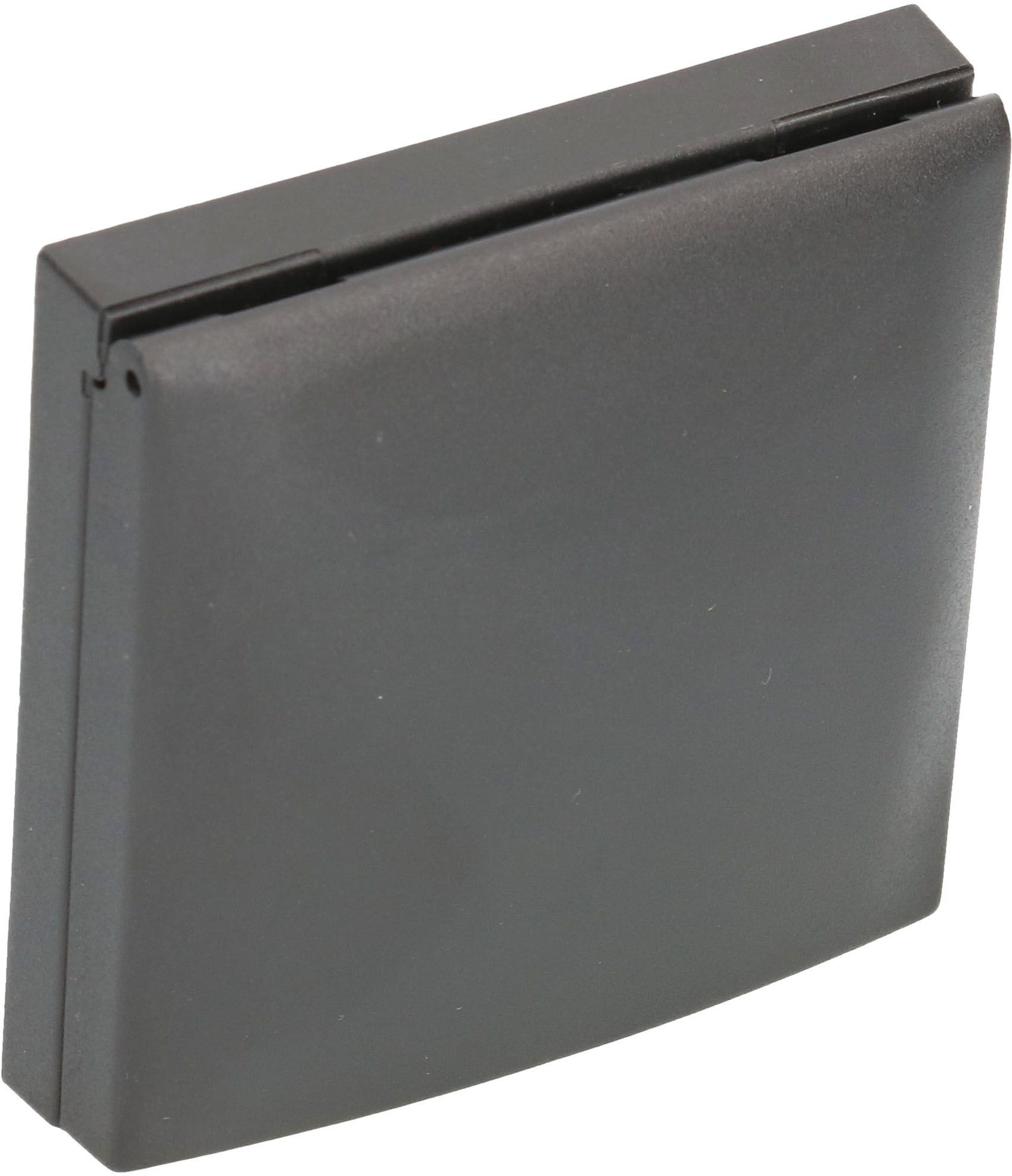 Abdeckrahmen Gr.1 UP mit Klappdeckel Integro anthrazit